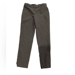 Dana Buchman Geometric Print Stretch Pants - Size M